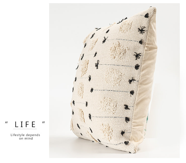 Cotton linen pillowcase