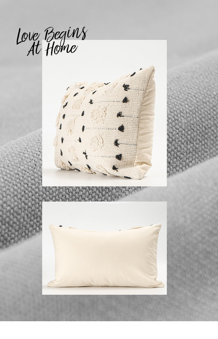 Cotton linen pillowcase