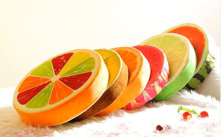 Lovely fruit throw pillow