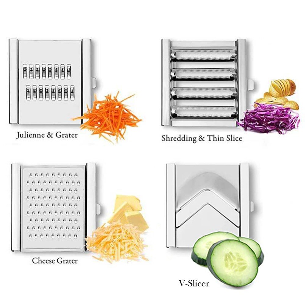 Multifunctional stainless steel grater