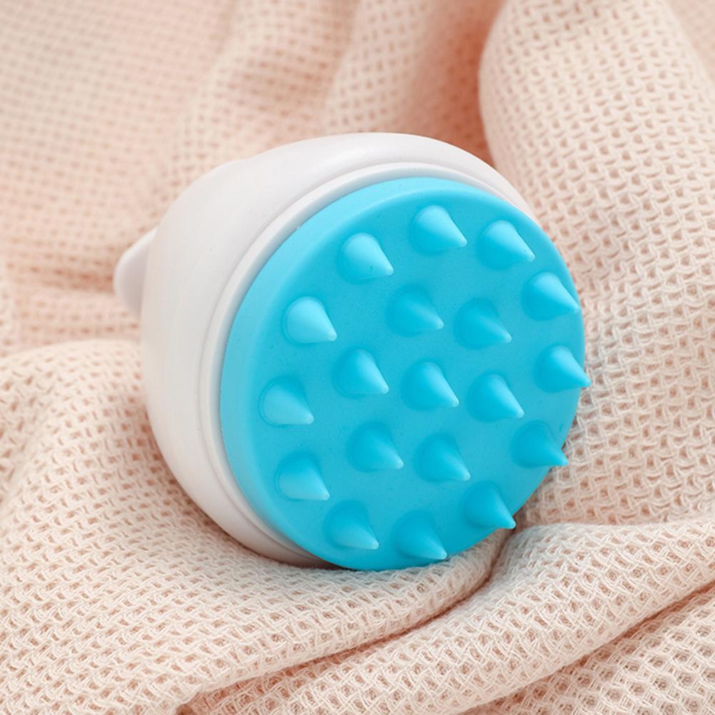 Electric Rotating Shampoo Massager Silicone Head Care Instrument