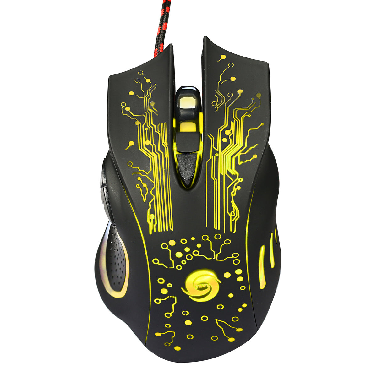 USB Wired Gaming Mouse 5500DPI Adjustable 7 Buttons LED Backlit Professional Gamer Mice Ergonomic Computer Mouse for PC Laptop