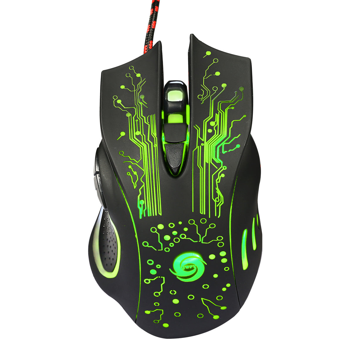 USB Wired Gaming Mouse 5500DPI Adjustable 7 Buttons LED Backlit Professional Gamer Mice Ergonomic Computer Mouse for PC Laptop
