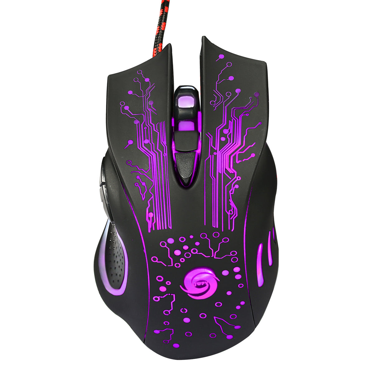 USB Wired Gaming Mouse 5500DPI Adjustable 7 Buttons LED Backlit Professional Gamer Mice Ergonomic Computer Mouse for PC Laptop