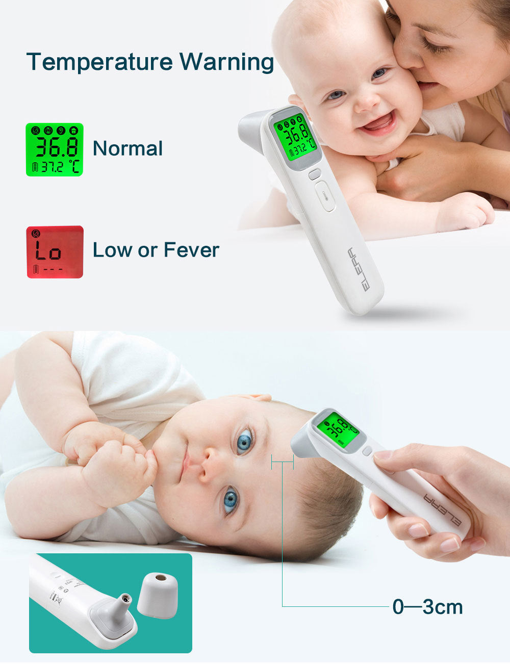 NO STOCK!!!!   LED display thermomete