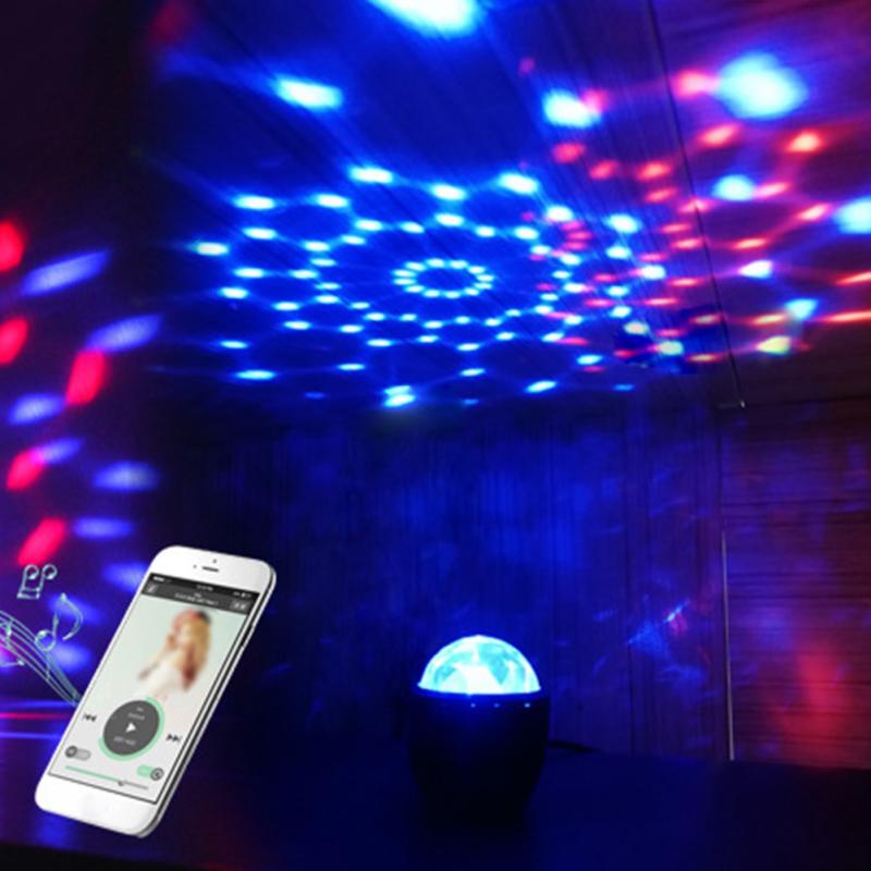 led crystal magic ball light