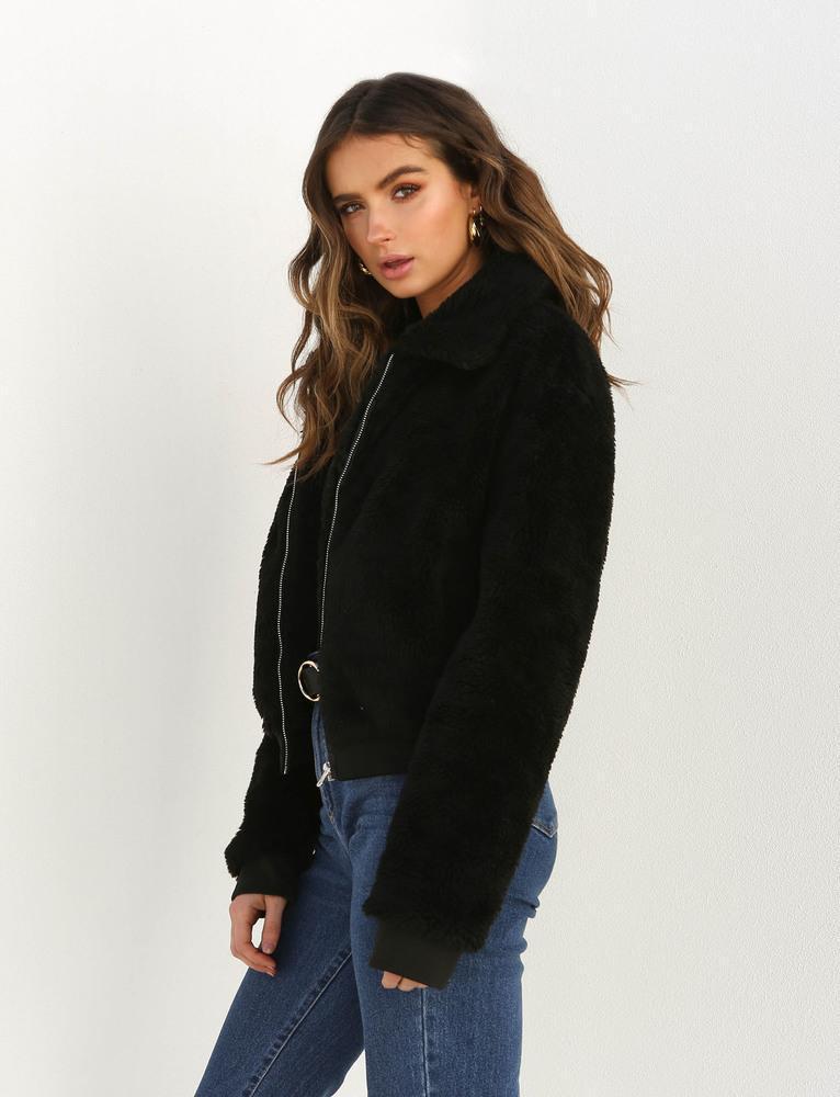 Winter Autumn Women Lapel Zipper Jacket Coat