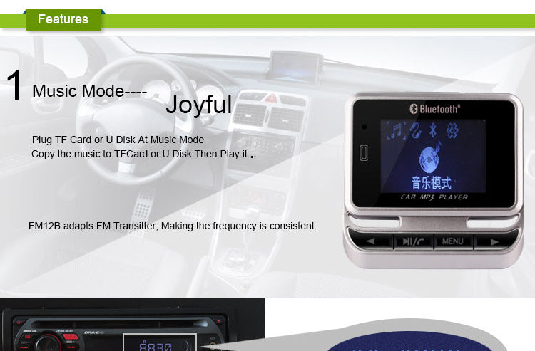 Car Bluetooth mp3