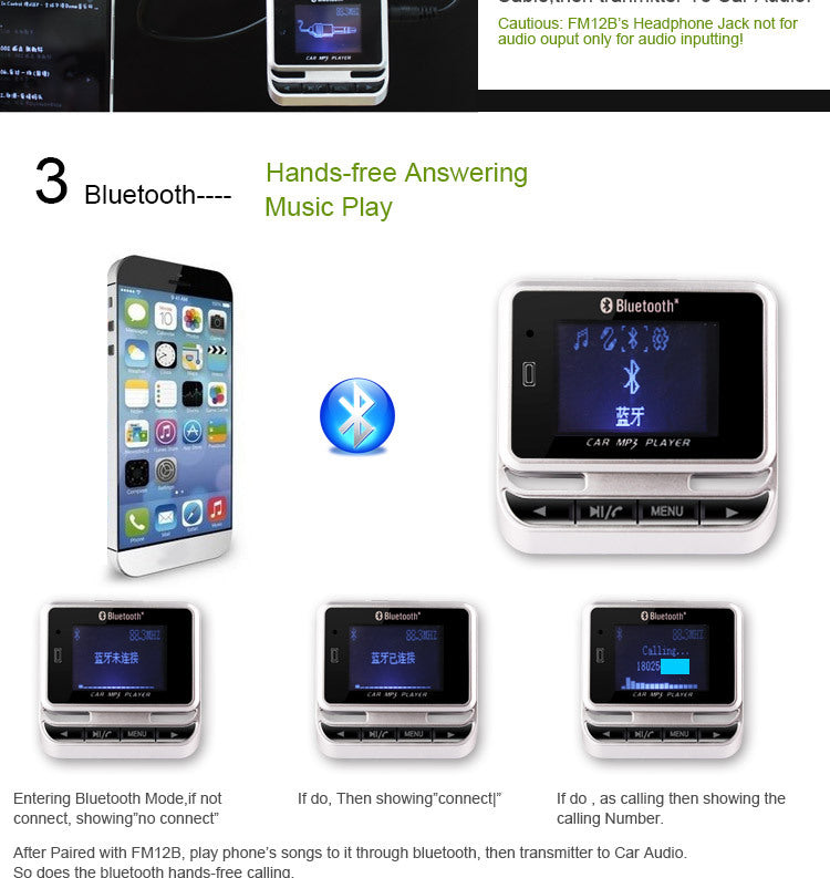 Car Bluetooth mp3