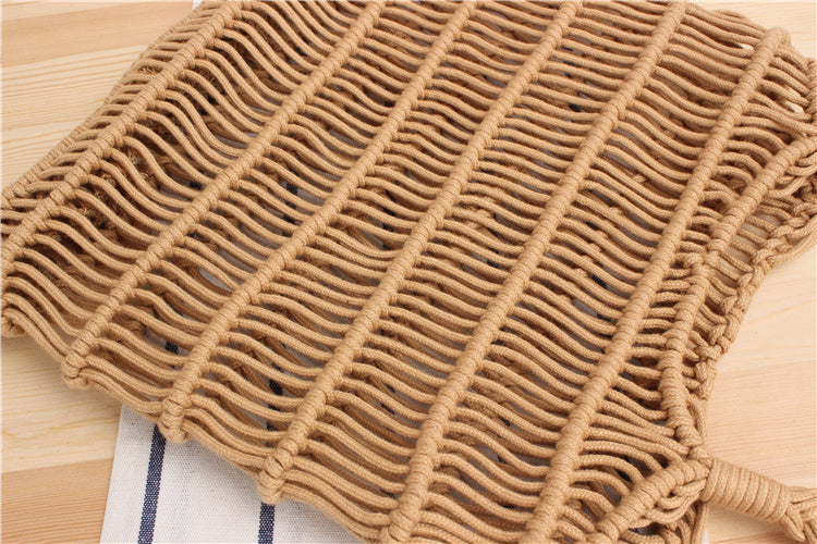 Female Sensual Straw Bag Beach Bag
