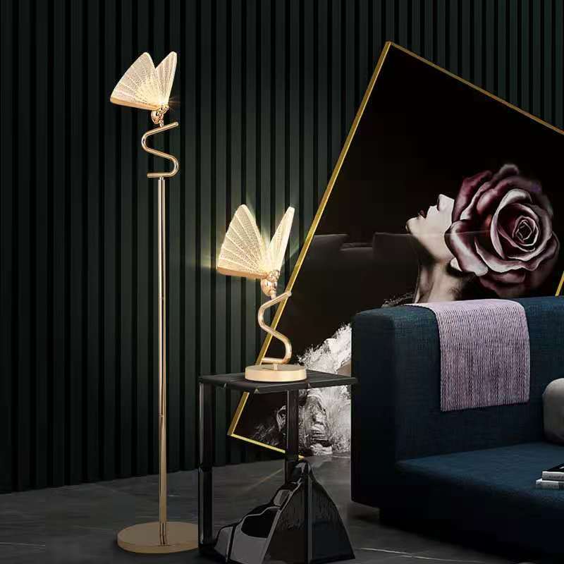 Hot Sale Butterfly Lamp Chandelier for Living Room Bedroom Bedside Staircase Hall Restaurant Art Indoor Lighting Decor