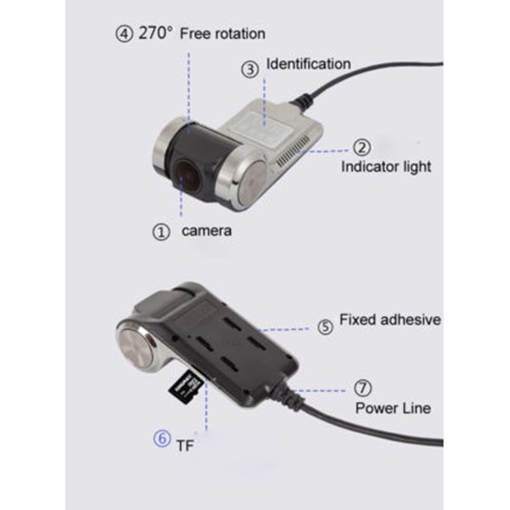 USB Car DVR Driving Recorder Camera