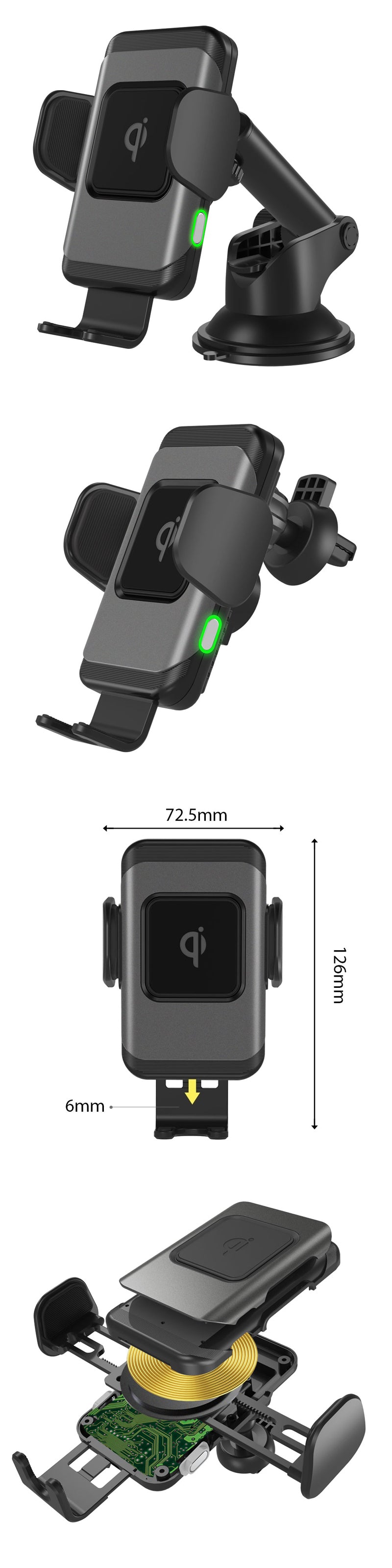 10W Fast Wireless Car Charger