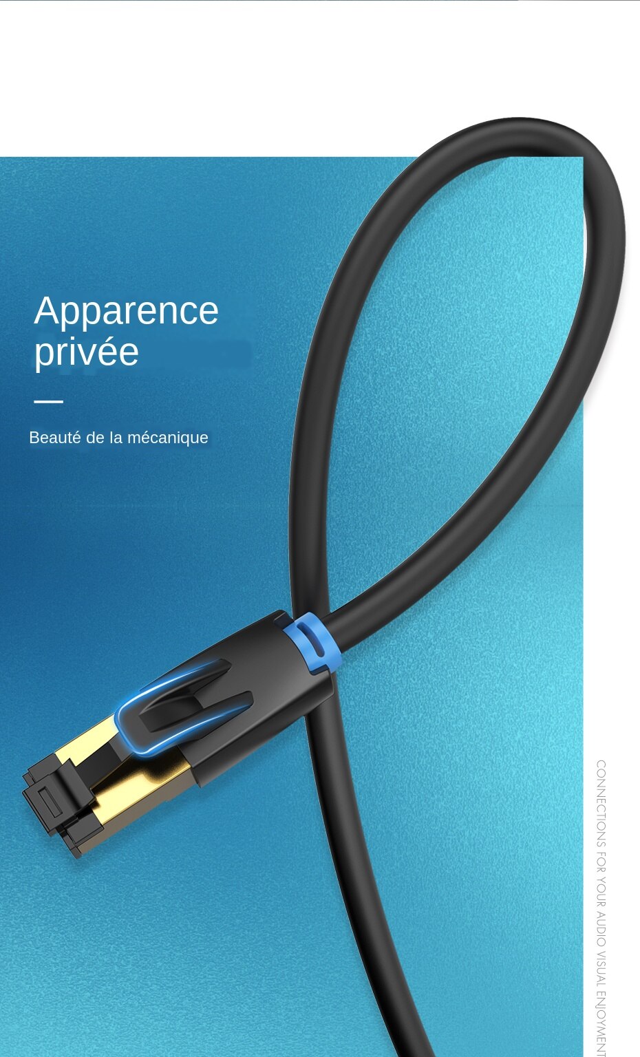 New eight types of CAT8 home gaming 10G high-speed network jumper network cable