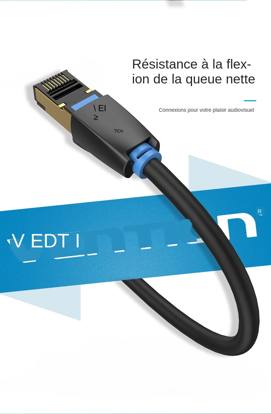 New eight types of CAT8 home gaming 10G high-speed network jumper network cable
