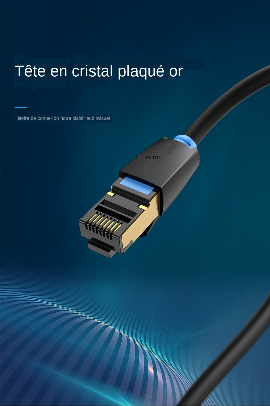 New eight types of CAT8 home gaming 10G high-speed network jumper network cable