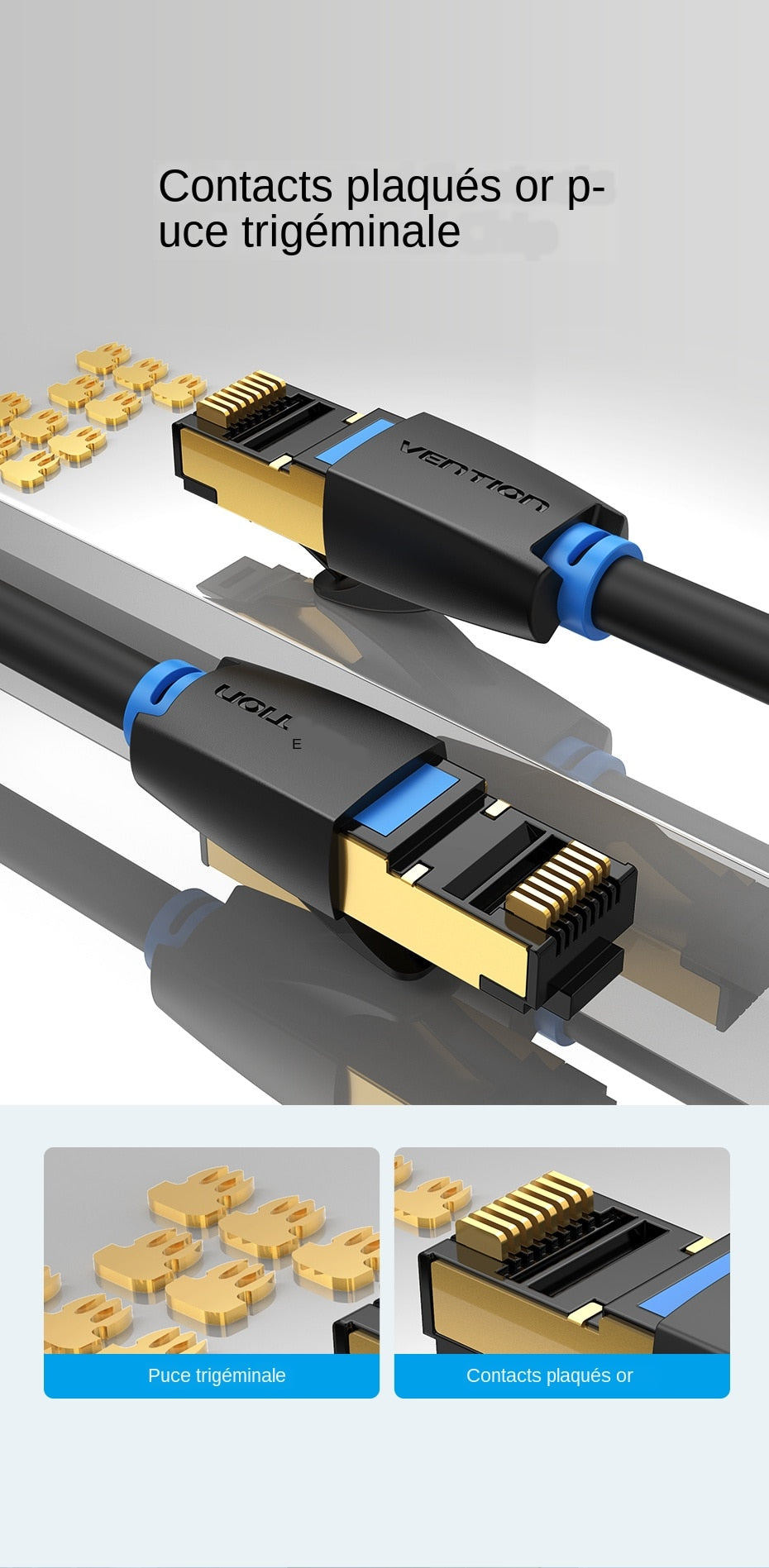 New eight types of CAT8 home gaming 10G high-speed network jumper network cable