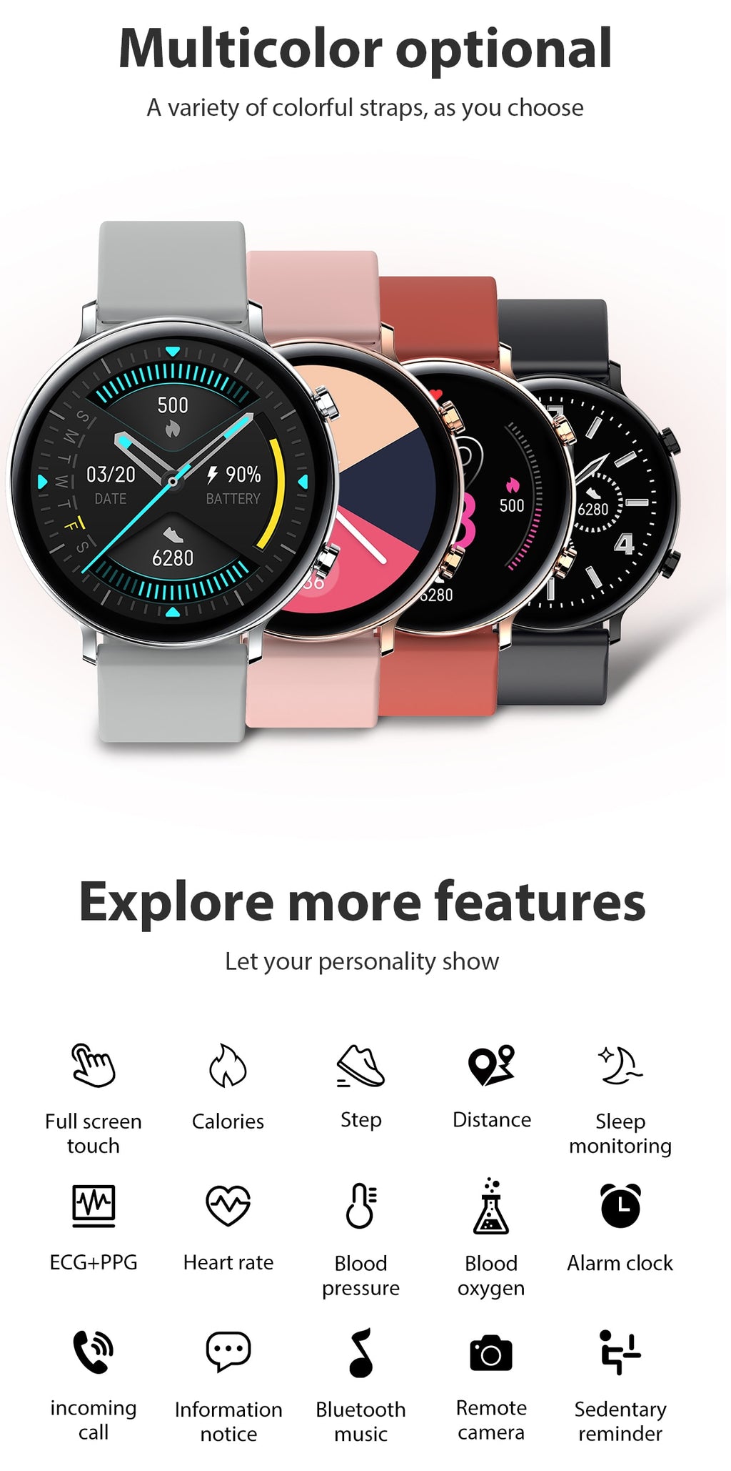 New GW33 smart watch