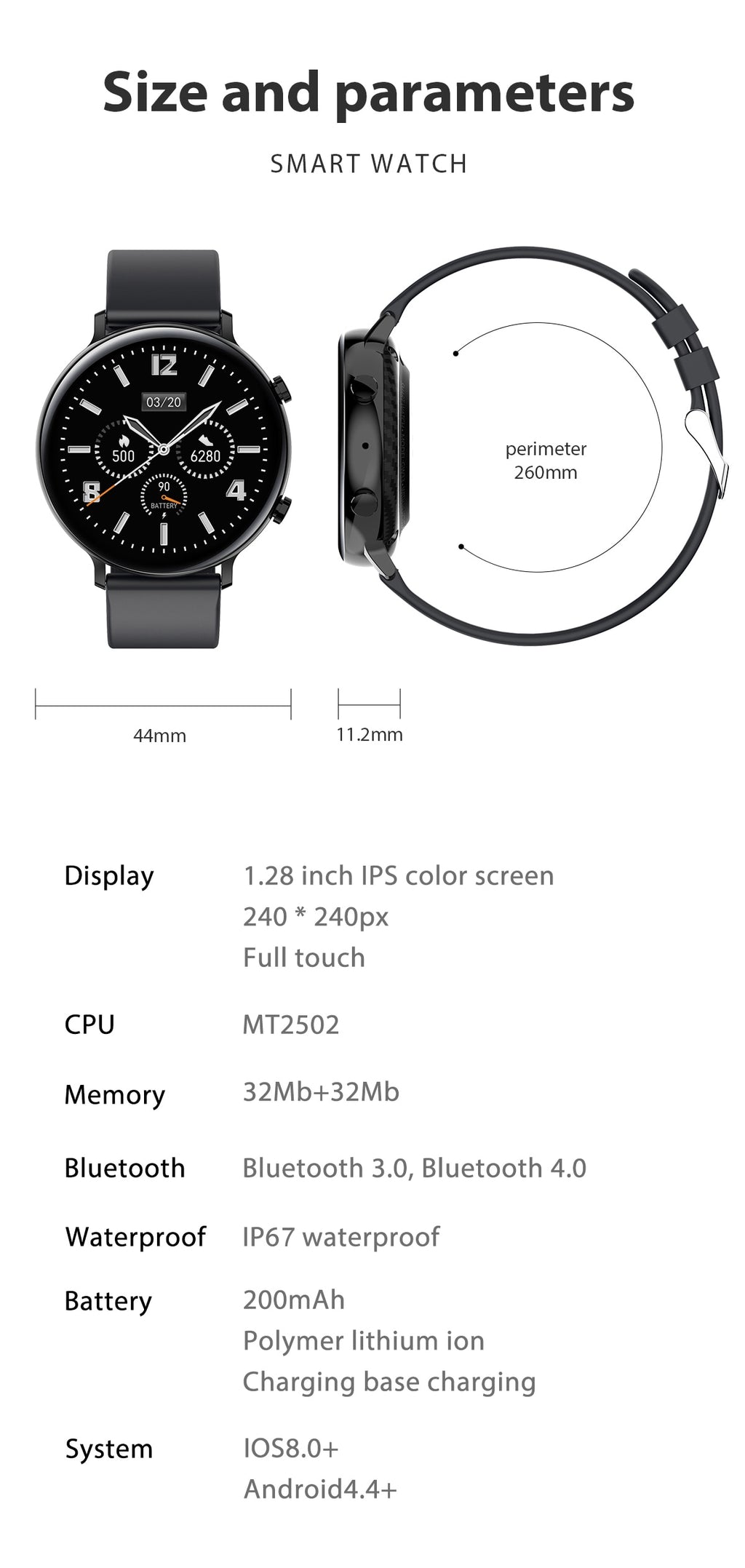 New GW33 smart watch