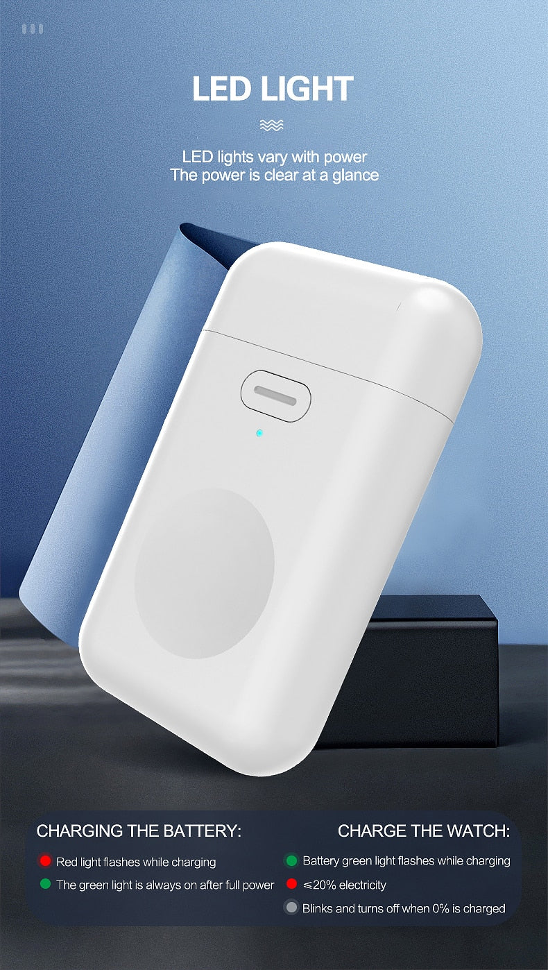 Smart watch mini portable charger