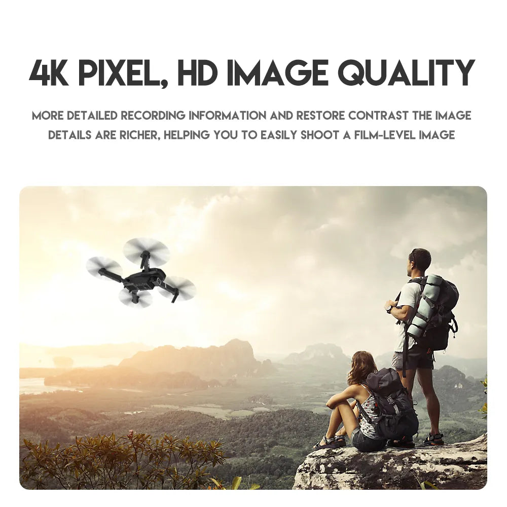 4K Pixel Dual Camera Airplane Toy