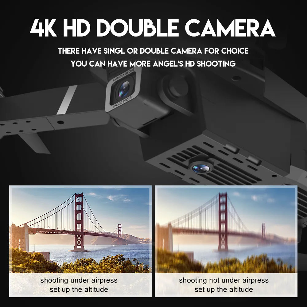 4K Pixel Dual Camera Airplane Toy