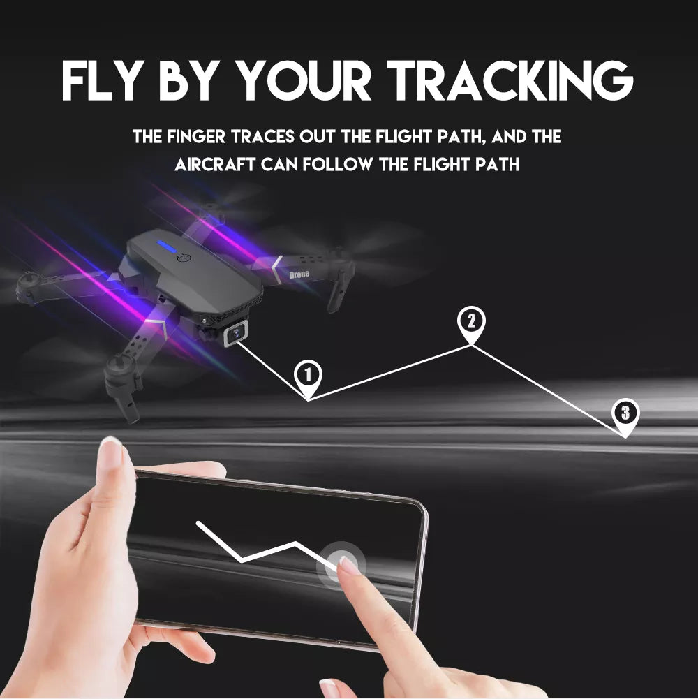 4K Pixel Dual Camera Airplane Toy