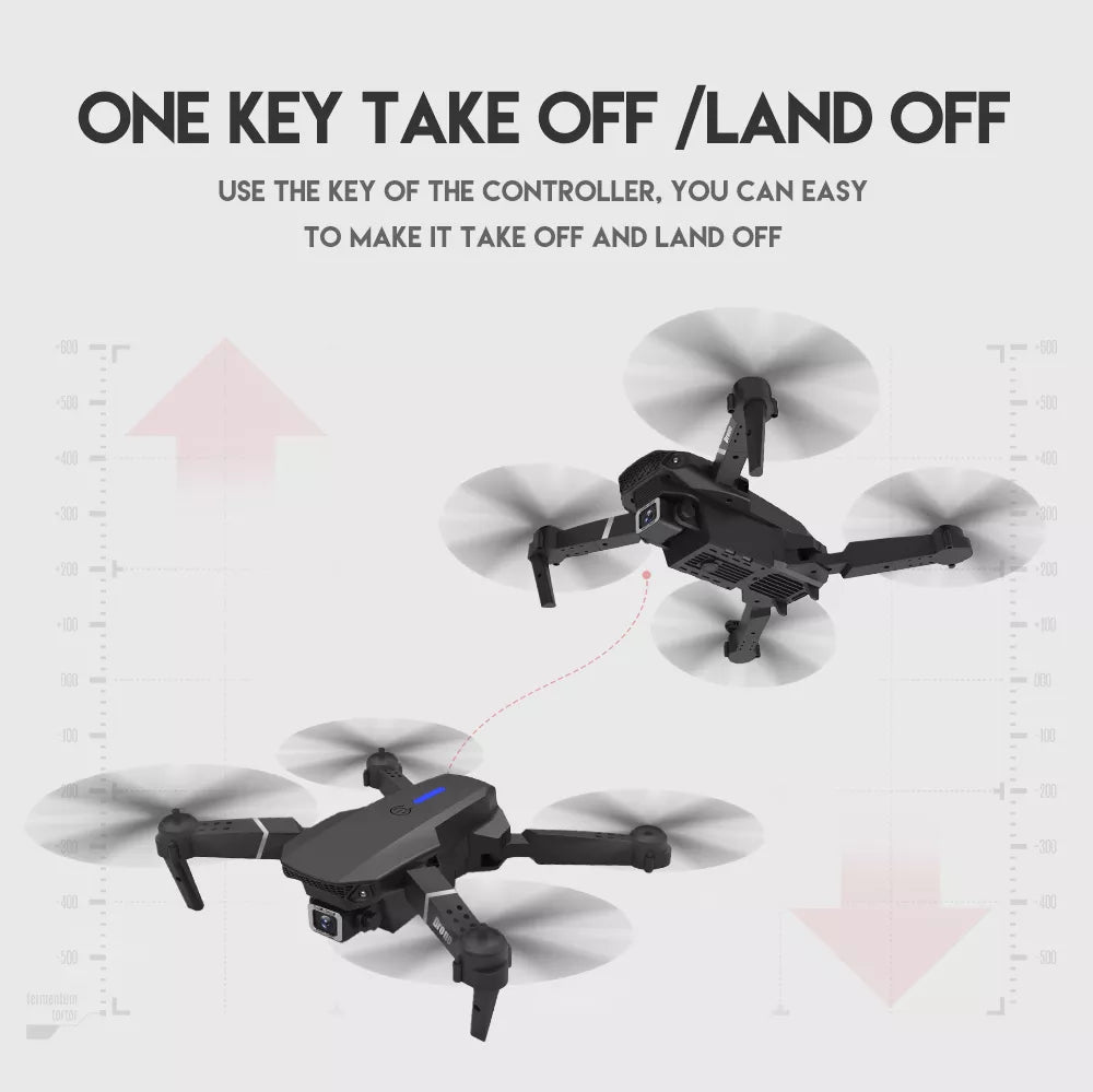 4K Pixel Dual Camera Airplane Toy