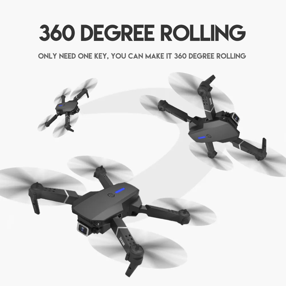 4K Pixel Dual Camera Airplane Toy