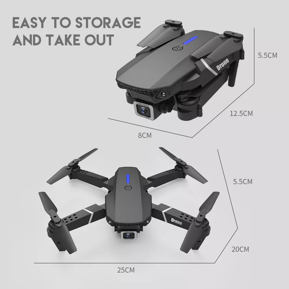 4K Pixel Dual Camera Airplane Toy