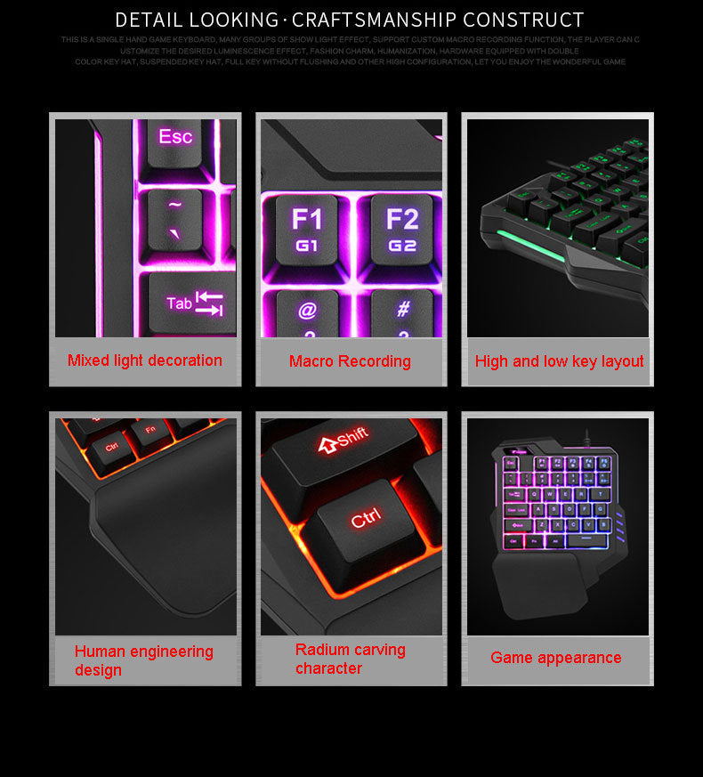 Mobile gaming computer keyboard