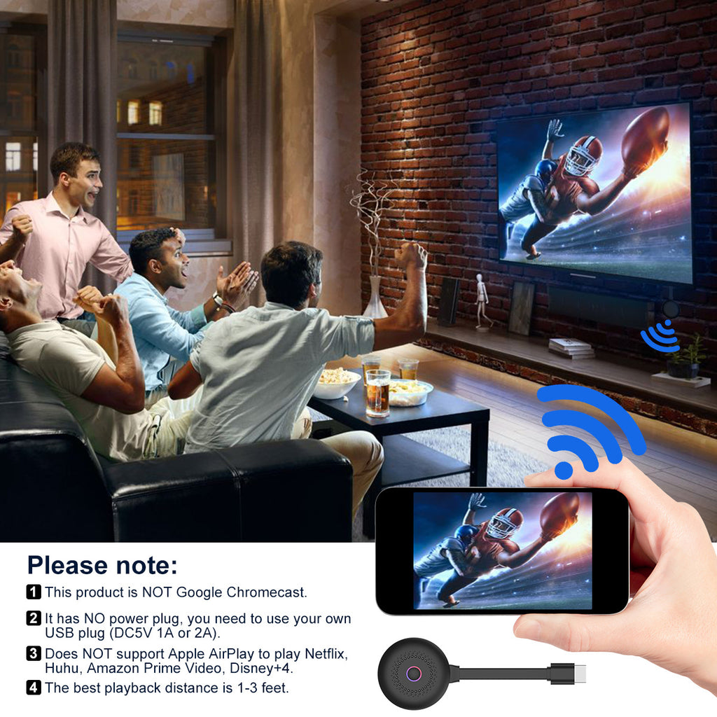 Compatible With , Mobile Phone Wireless Screen Projector HDMI Same Screen HD