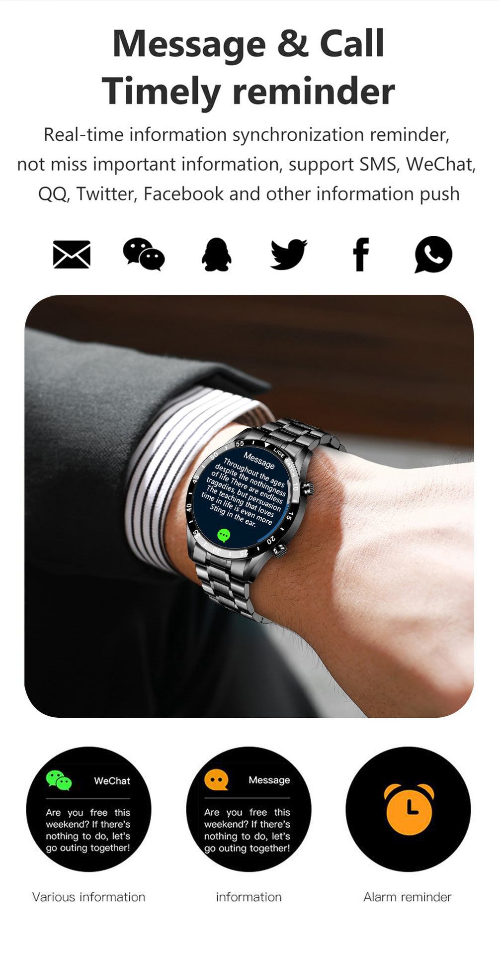 Lige's New Smart Watch Upgrade Smart Wearable Watch