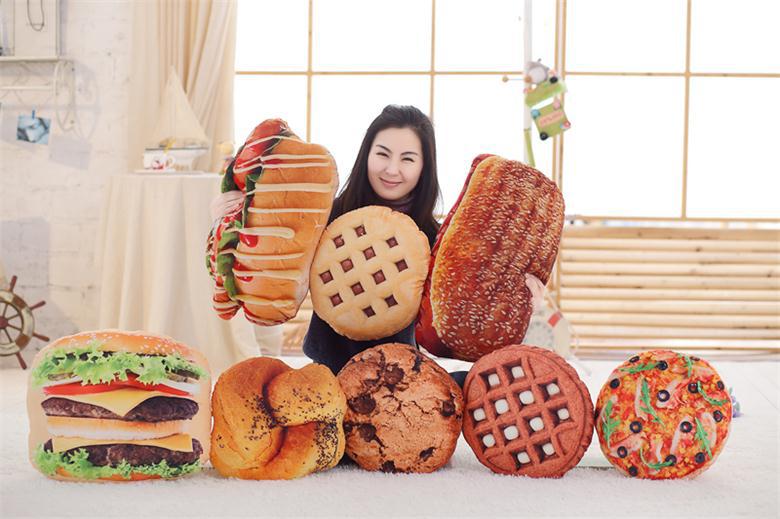 Food Pillow Cushion Creative Evil Funny