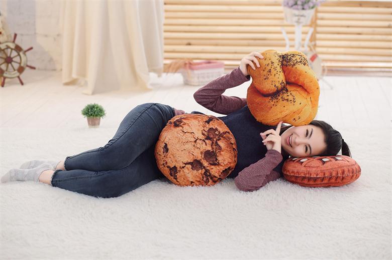 Food Pillow Cushion Creative Evil Funny