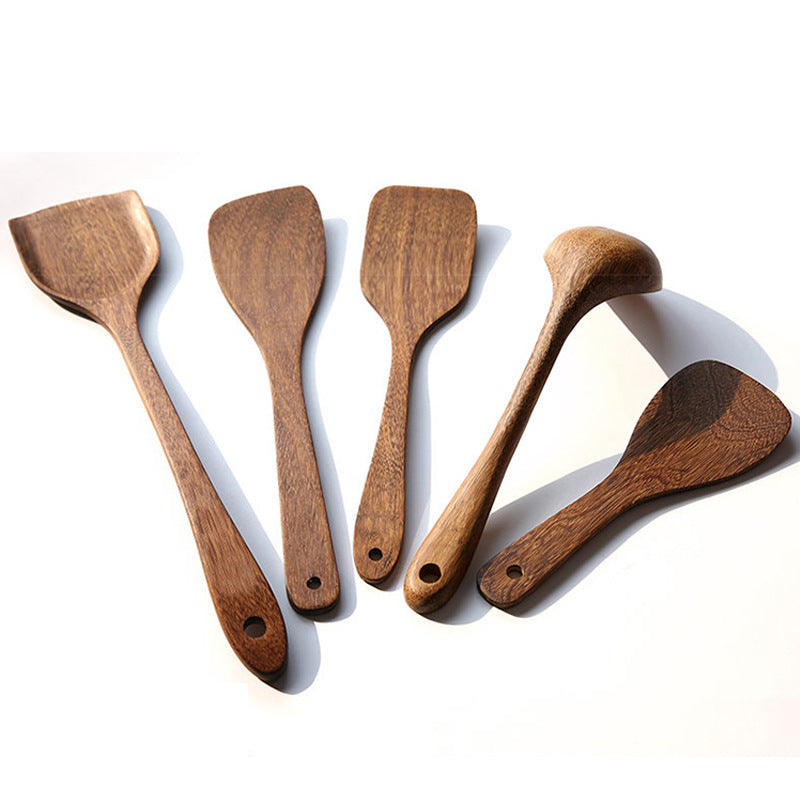 Non-stick cooking special wooden spatula