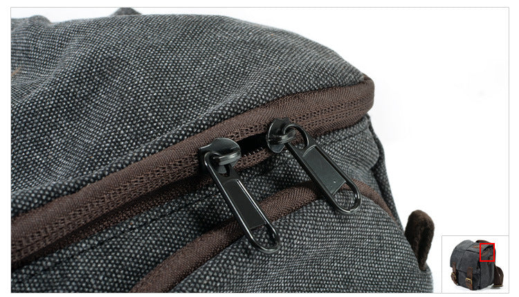 One-shoulder retro camera bag waterproof camera bag