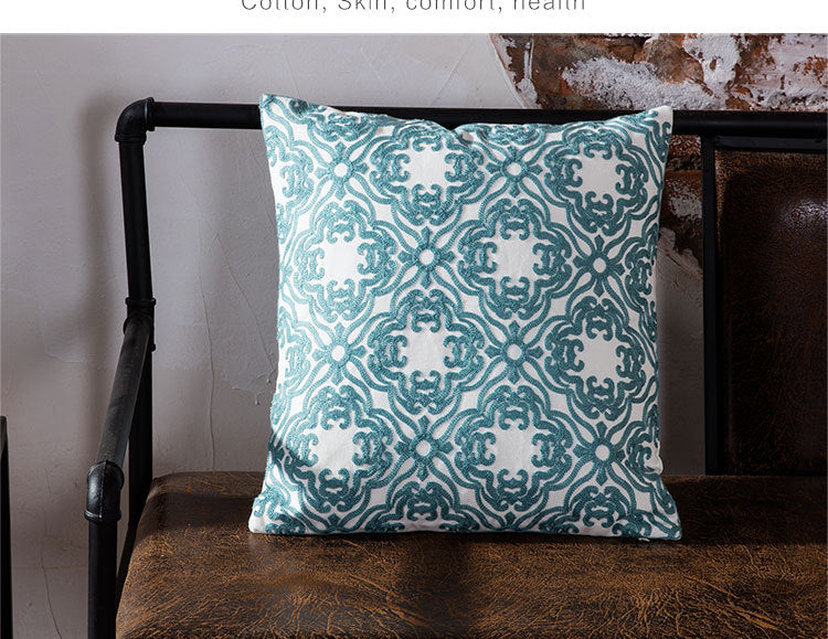 Modern geometric office pillow cushion