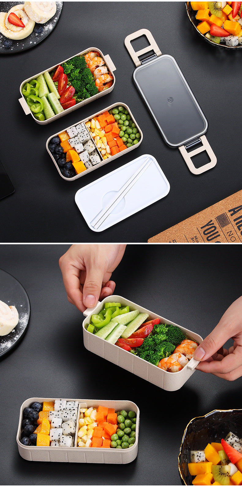 Healthy Material Microwave Dinnerware Lunch Box
