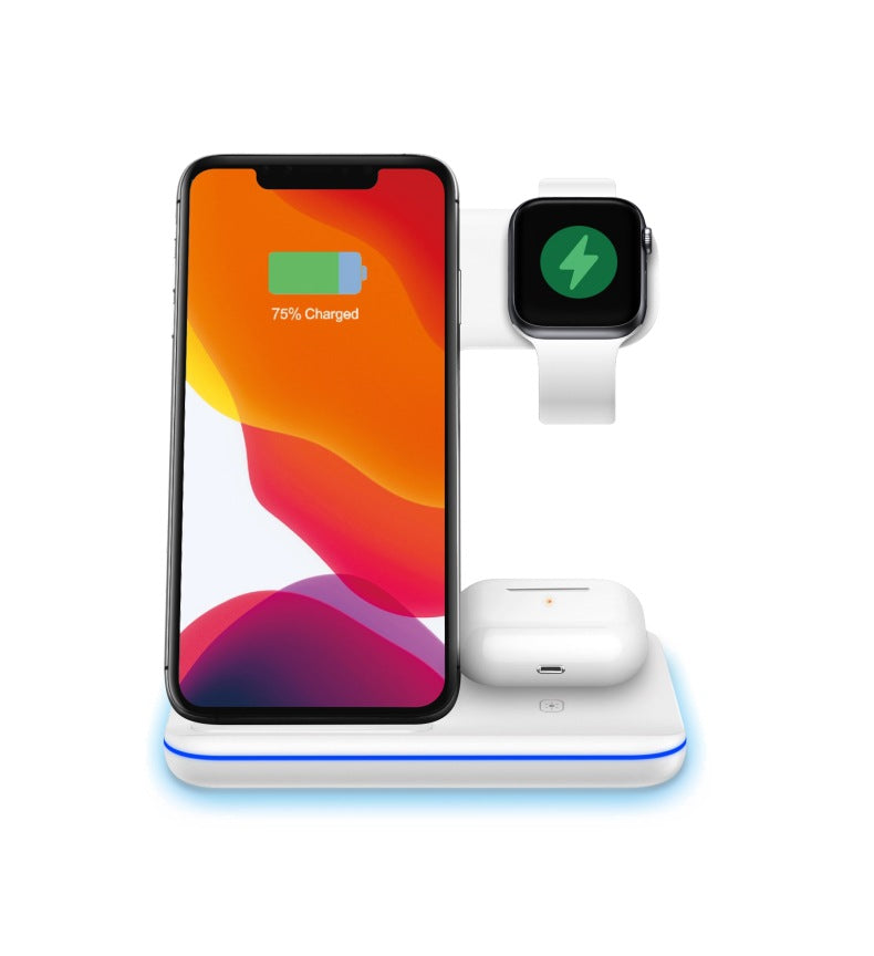 Compatible With Three-in-one Bracket Wireless Charger Mobile Phone Wireless Charger