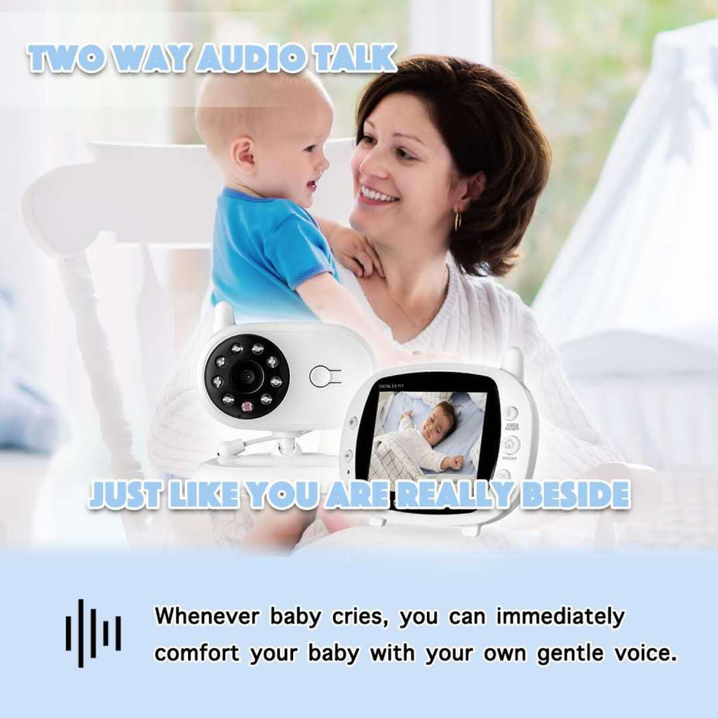 3.5 inch baby care device night vision monitor