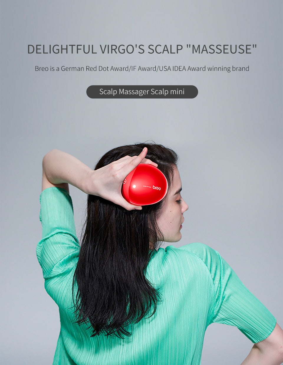 Relieving fatigue scalp massager