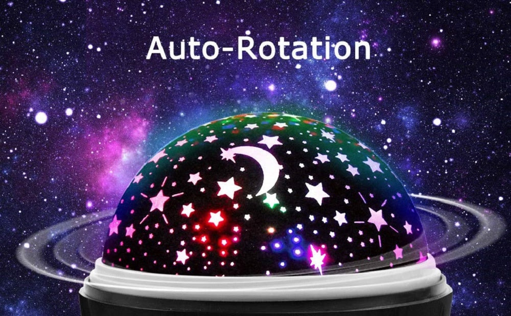 Star projector lamp USB baby sleep light bedroom ball light