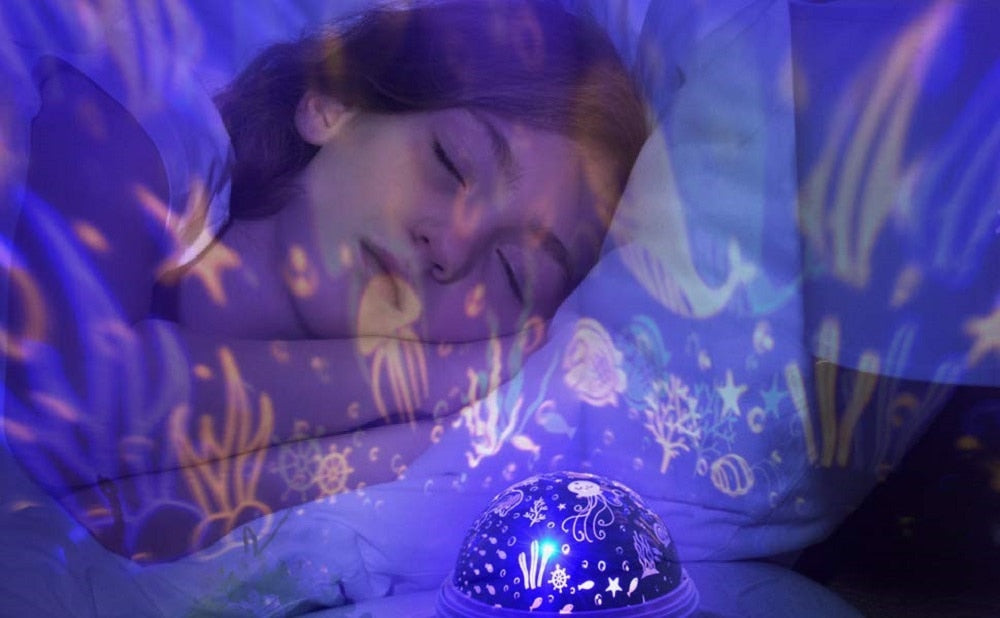 Star projector lamp USB baby sleep light bedroom ball light