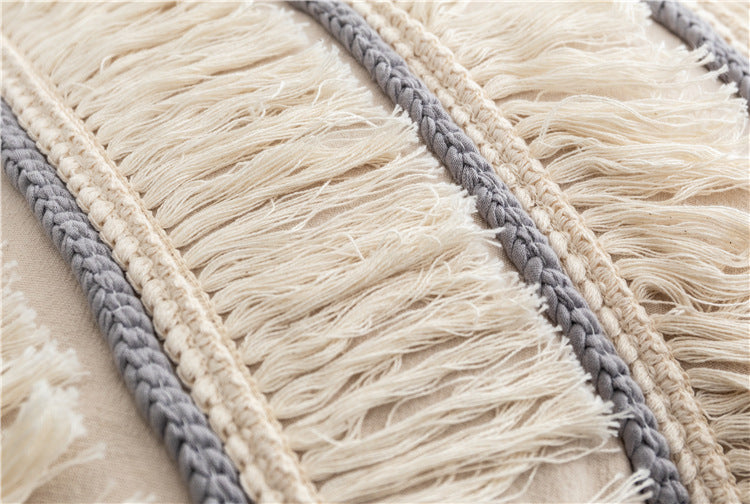 Luna Fringe Throw Pillow Cover