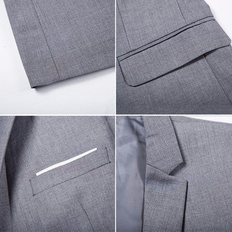 New Korean Men Blazer Casual Slim Fit Office Suit