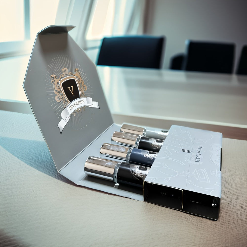 Four-Piece Mini Fragrance Spray Set with 20 ml Checkout Label, Slim Bottles and Boxed Presentation — image 3