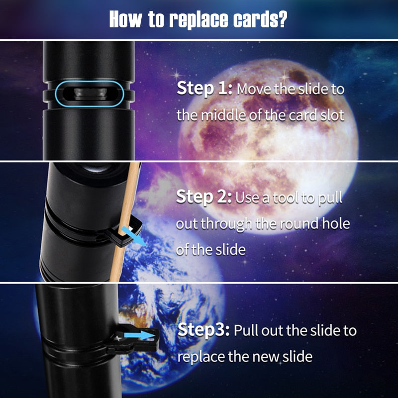 2 In 1 Star Projector Earth And Moon Projection Lamp 360 Rotating Bracket USB Led Night Light For Bedroom Decoration