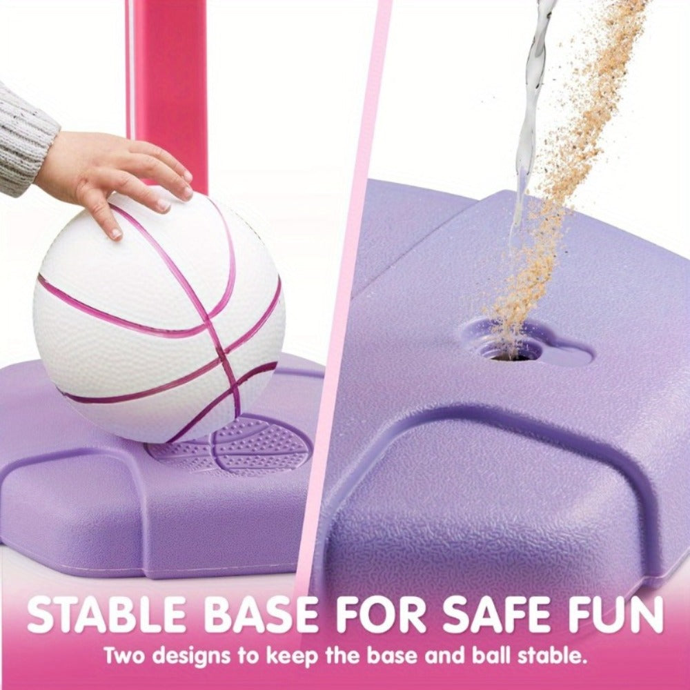 Toddler Basketball Hoop Adjustable Height 2.5-3.5ft Kids Basketball Goal with the Listed Color, Size or Set Options for Every