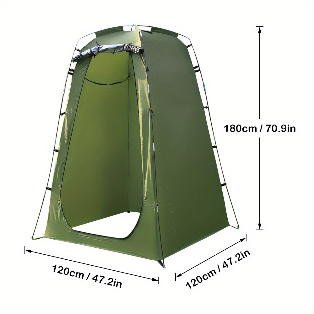 Camping Tent Accessory Pop-Up Privacy Shelter, 47.2 x 47.2 x 70.9 Inches with Stakes and Bag — image 3